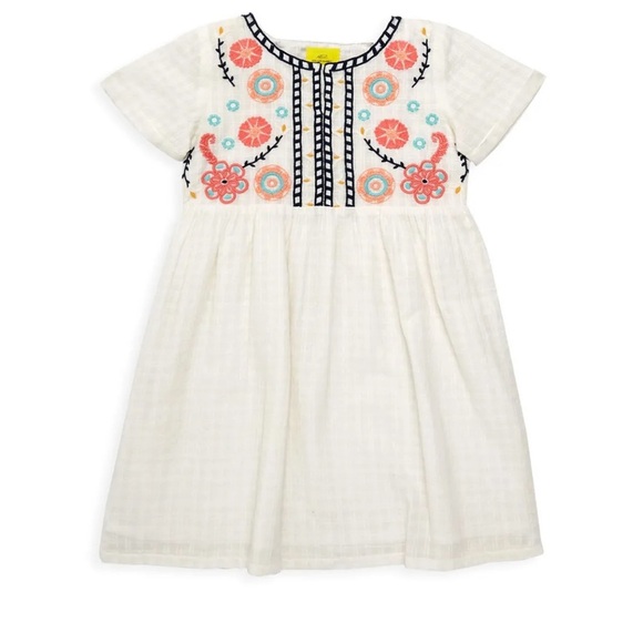 ROLLER RABBIT slyvie dress floral embroidered size 2 - Picture 1 of 4